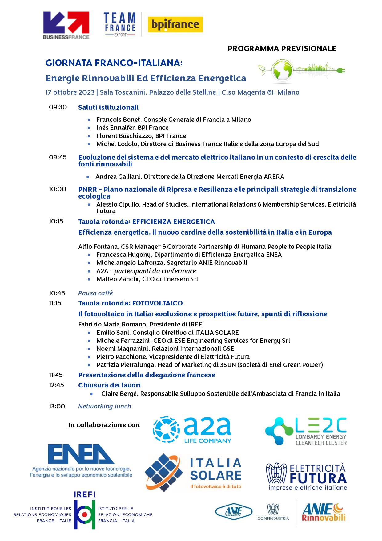 Energie Rinnovabili ed Efficienza Energetica